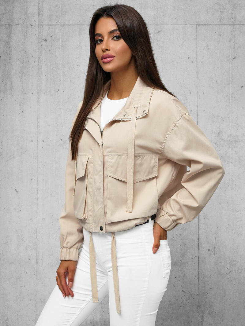 Women's Jacket - Beige OZONEE O/G118Z