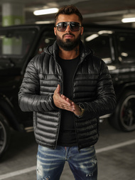 Men's Jacket - Black OZONEE JS/16M9336/392BZ