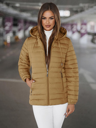 Women's Jacket - Dark Beige OZONEE JS/16M9103/84Z