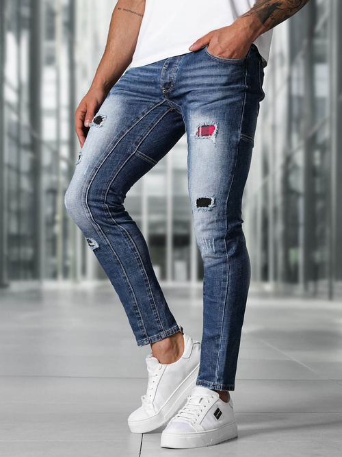 Men's Jeans - Blue OZONEE NB/MP0050BZ