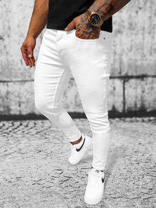 Men's Jeans - White OZONEE E/5348/01