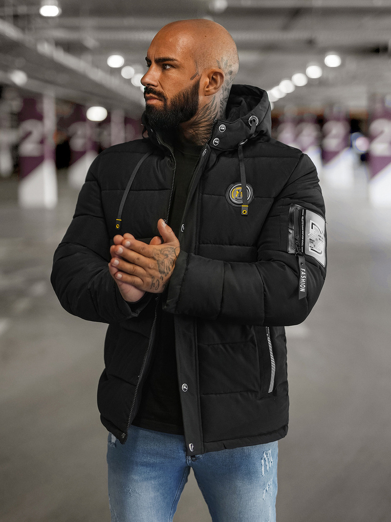 Men's Jacket - Black OZONEE JS/57M7503/392