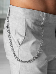 Men's Chinos - Grey OZONEE DJ/3300Z