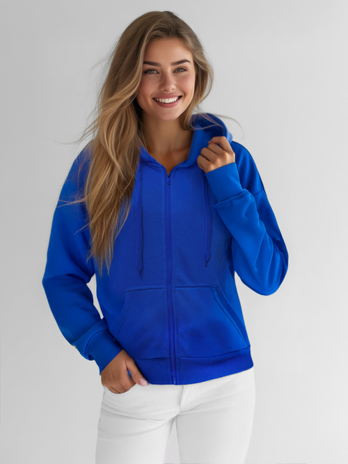 Women's Hoodie - Cobalt OZONEE JS/W03Z