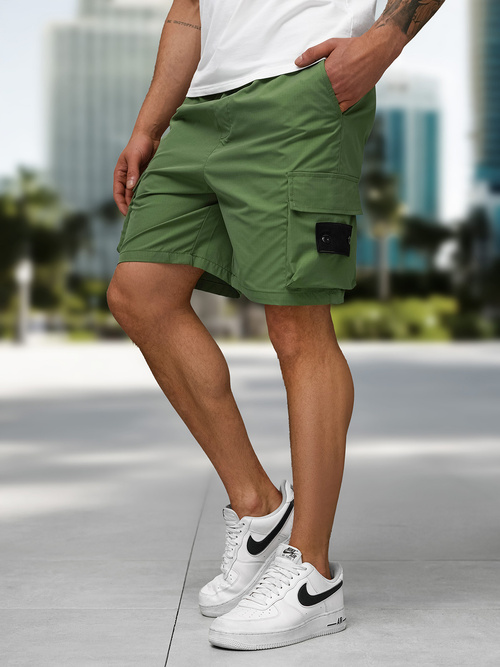 Men's shorts - khaki OZONEE JS/27K6538/60