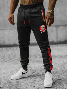 Men's Sweatpants - Black OZONEE JS/K10237Z