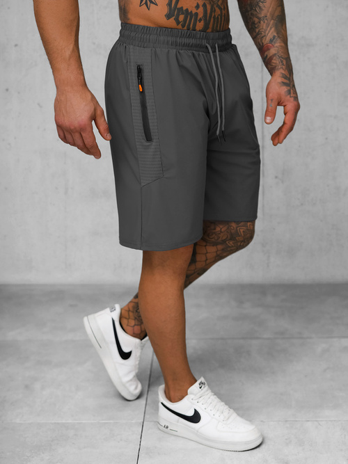 Men's sports shorts - grafitové OZONEE JS/12K1802/5
