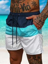 Men's Shorts - Dark Blue/White OZONEE JS/17K567/7