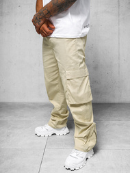 Men's trousers - Beige OZONEE O/G3016Z