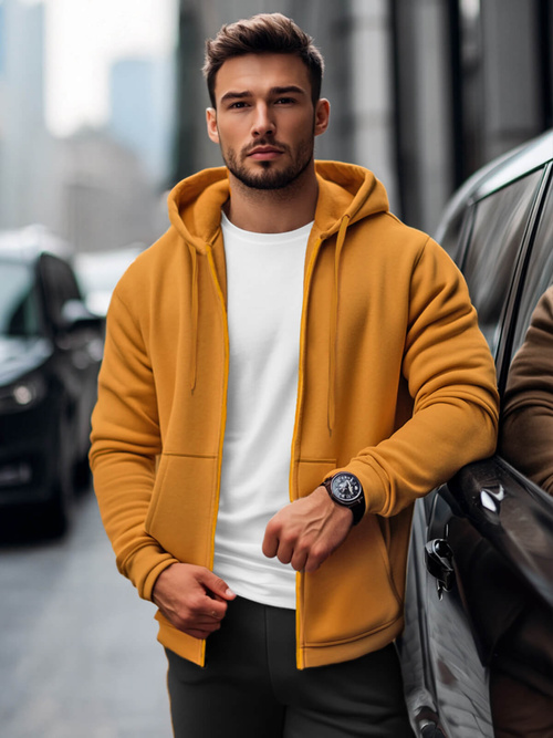 Men's Hoodie - Camel OZONEE JS/2008Z