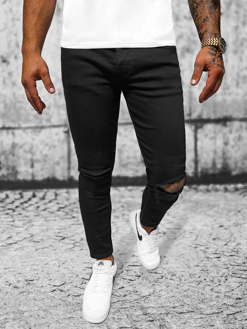 Men's Jeans - Black OZONEE E/5391/02