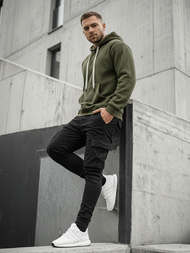 Men's Hoodie - Khaki OZONEE O/G3065