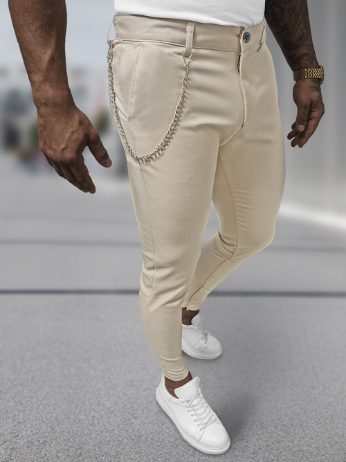 Men's Chinos - Beige OZONEE DJ/3300