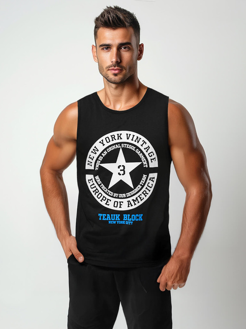 Men's Tank Top - Black OZONEE JS/8B1721/3