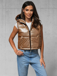 Women's Gilet - Gold OZONEE JS/5M3190/84