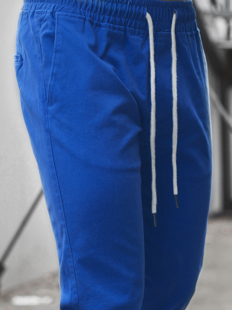 Men's Chino Joggers - Cobalt OZONEE JB/JP1145/6