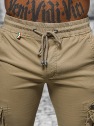 Men's Chinos Jogger - Beige OZONEE NB/MP0201K