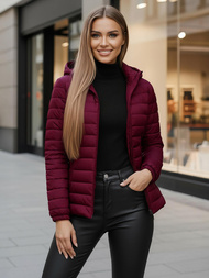 Women's Jacket - Burgundy OZONEE JS/16M9103/01Z