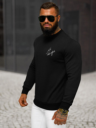 Men's Sweatshirt - Black OZONEE O/P2031