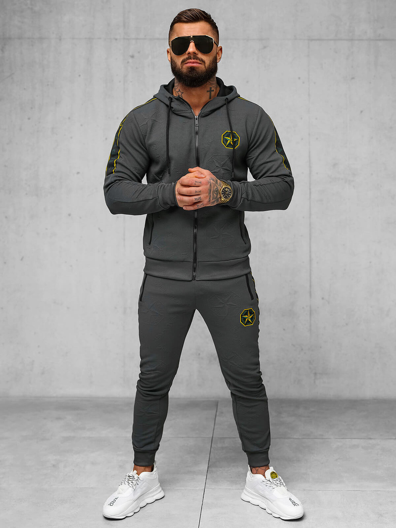 Men's Tracksuit - Anthracite OZONEE O/FF3562AB