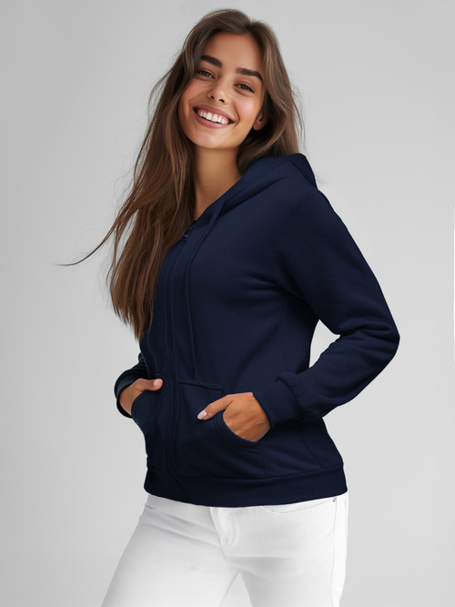 Women's Hoodie - Navy blue OZONEE JS/W03Z