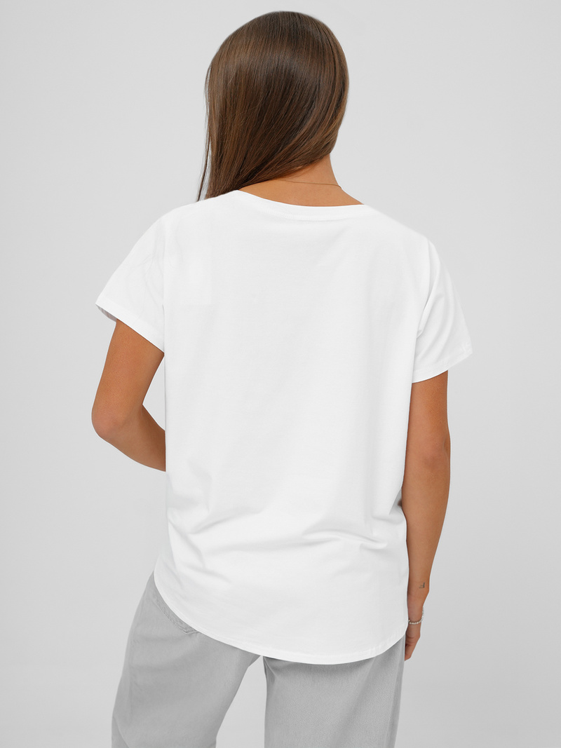 Women's T-shirt - White OZONEE JS/95T2573/1