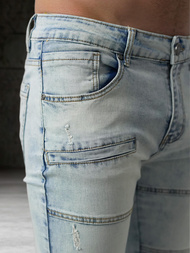Men's Jeans - Light Blue OZONEE O/EM8889