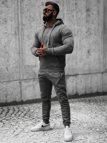 Men's Tracksuit - Anthracite OZONEE JS/XW2008