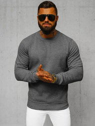 Men's Sweatshirt - Dark grey OZONEE JS/2001-10Z