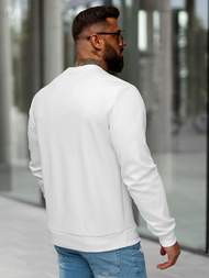 Men's Sweatshirt - White OZONEE O/P2031Z