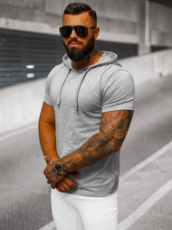 Men's T-shirt - Grey OZONEE JS/8T89/2