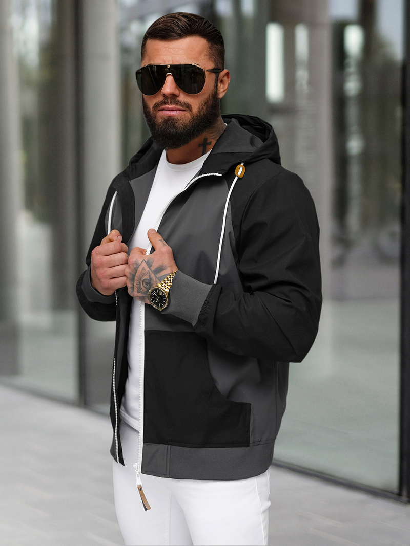 Men's Jacket - Black OZONEE JS/5M3213/392