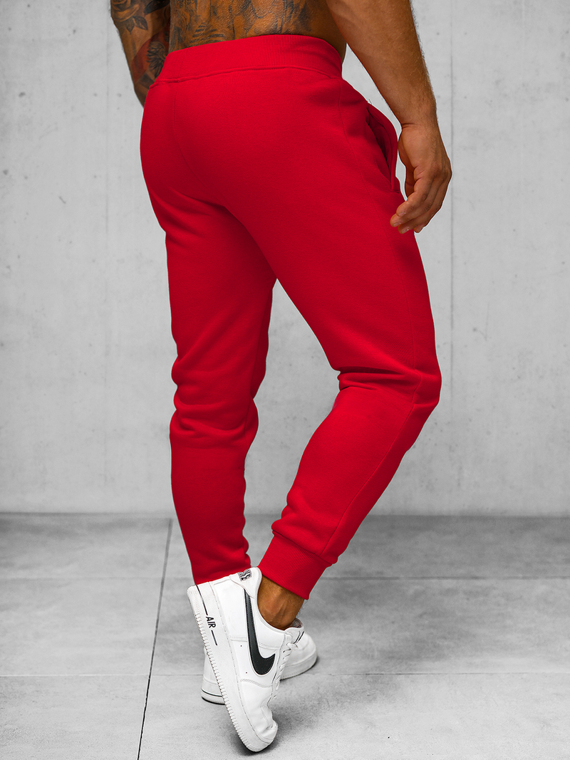 Men's Sweatpants - Red OZONEE JS/XW01Z