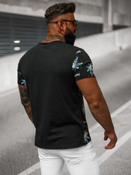 Men's T-shirt - Black OZONEE O/T136/3