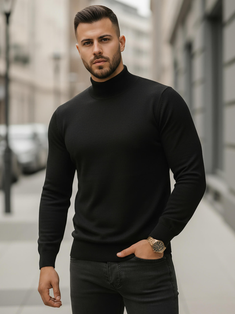 Men's Jumper - Black OZONEE V/V24503