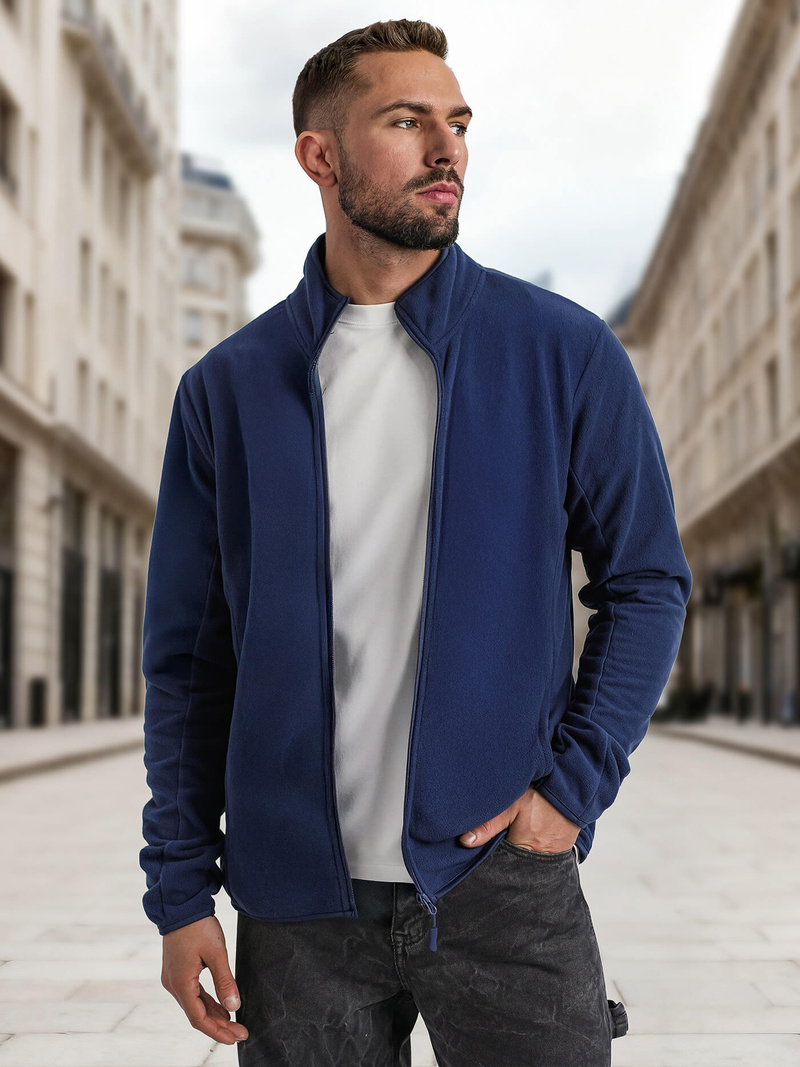 Men's Sweatshirt - Navy blue OZONEE JS/HH016/25