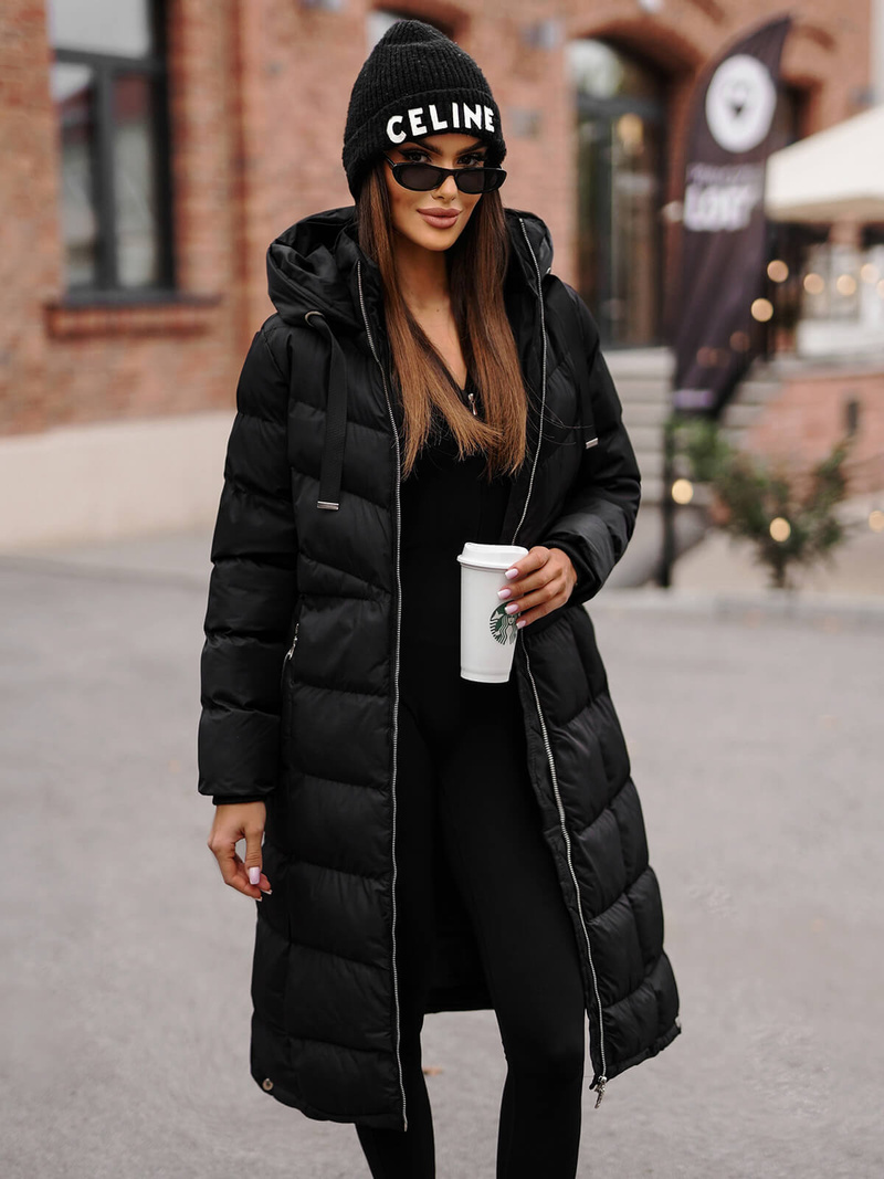 Women's Jacket - Black OZONEE JS/M736/392Z