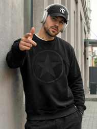 Men's Sweatshirt - Black OZONEE JS/8B1991/3