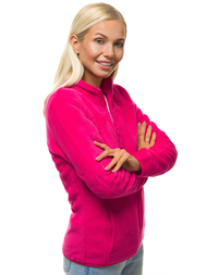 Women's Sweatshirt - Pink OZONEE JS/HH001/45Z