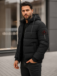 Men's Winter Jacket - Black OZONEE JS/31M5031/392Z