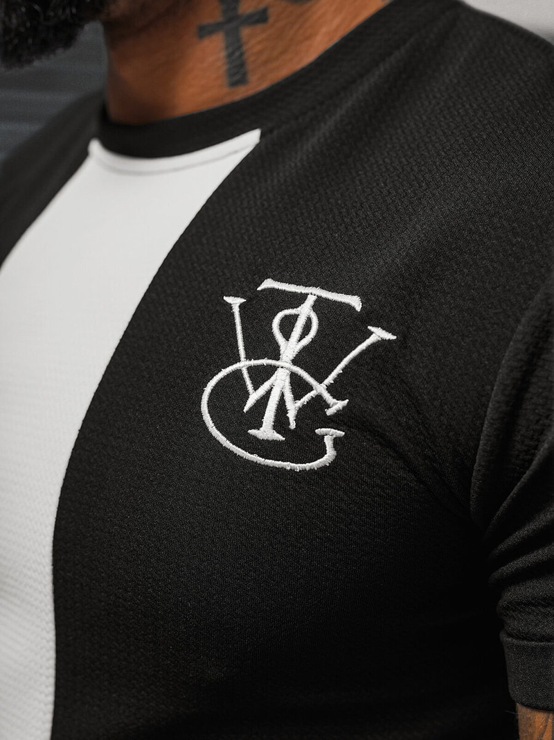 Men's T-shirt - Black OZONEE O/L1184