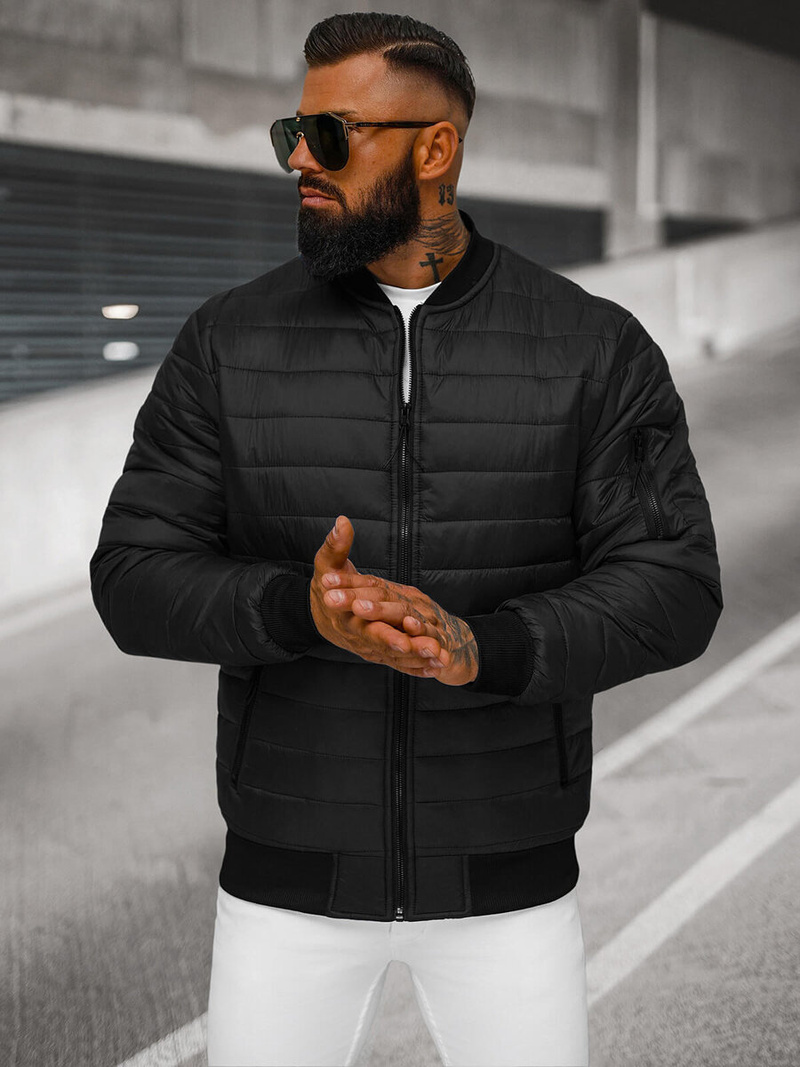 Men's Jacket - Black OZONEE JS/MY02Z