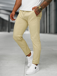 Men's Chinos - Beige OZONEE BL/SK222/6