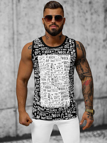 Men's Tank Top - Black OZONEE O/T103/3