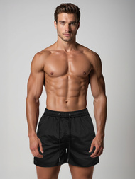 Men's Swim Shorts - Black OZONEE JS/XL018/1Z