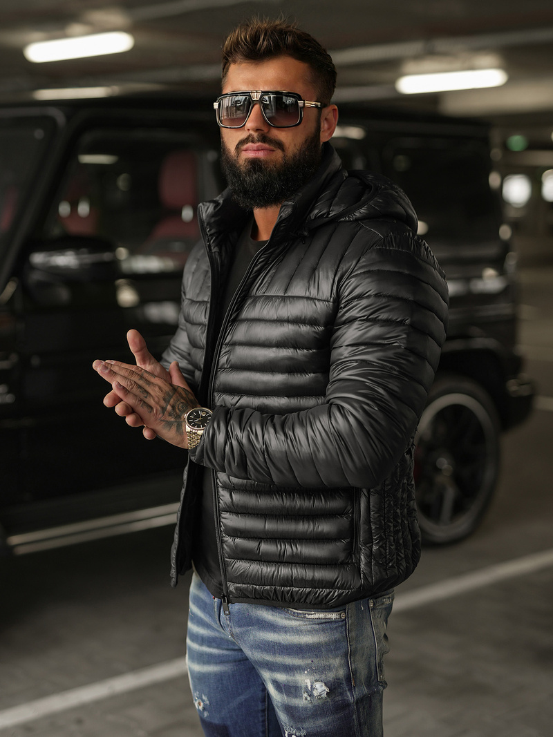 Men's Jacket - Black OZONEE JS/16M9336/392BZ