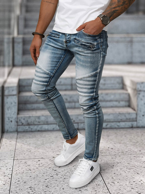 Men's Jeans - Blue OZONEE NB/MP0094BSZ