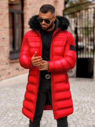 Men's Winter Jacket - Red OZONEE O/M801Z
