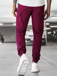 Men's Joggers - Burgundy OZONEE MACH/5012
