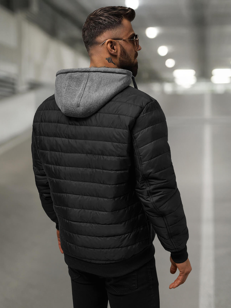 Men's Jacket - Black OZONEE JS/8M985/392